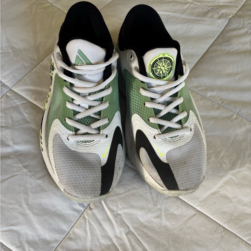 Nike Green and White Athletic Shoes